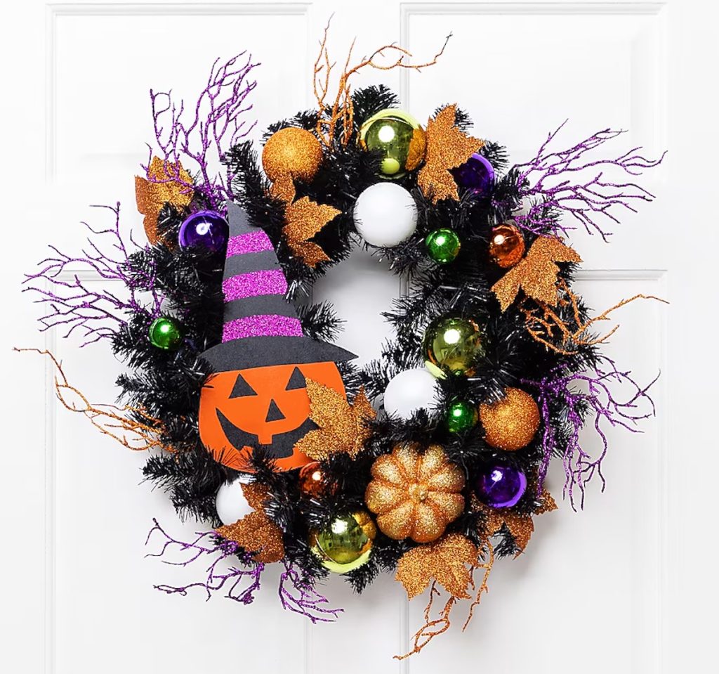 Northlight Black Halloween Wreath