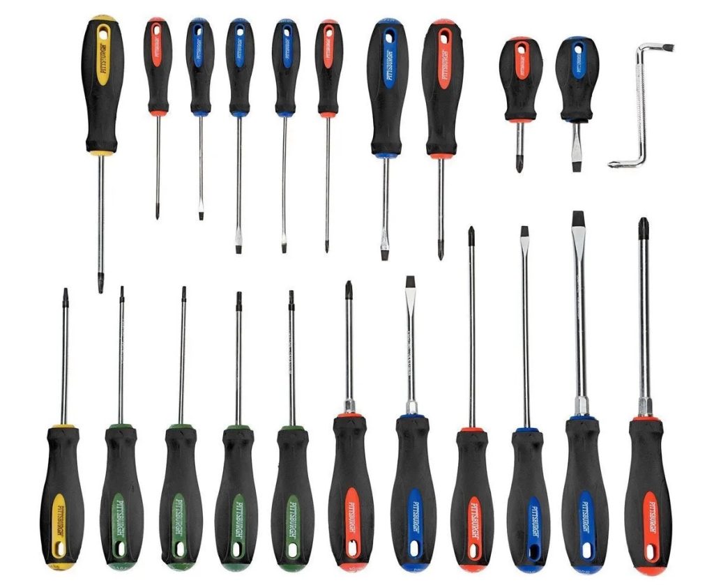 Pittsburgh Screwdriver Set, 22-Piece