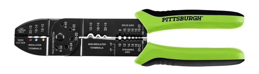 Pittsburgh 3-in-1 Multipurpose Stripper, Crimper, and Cutter