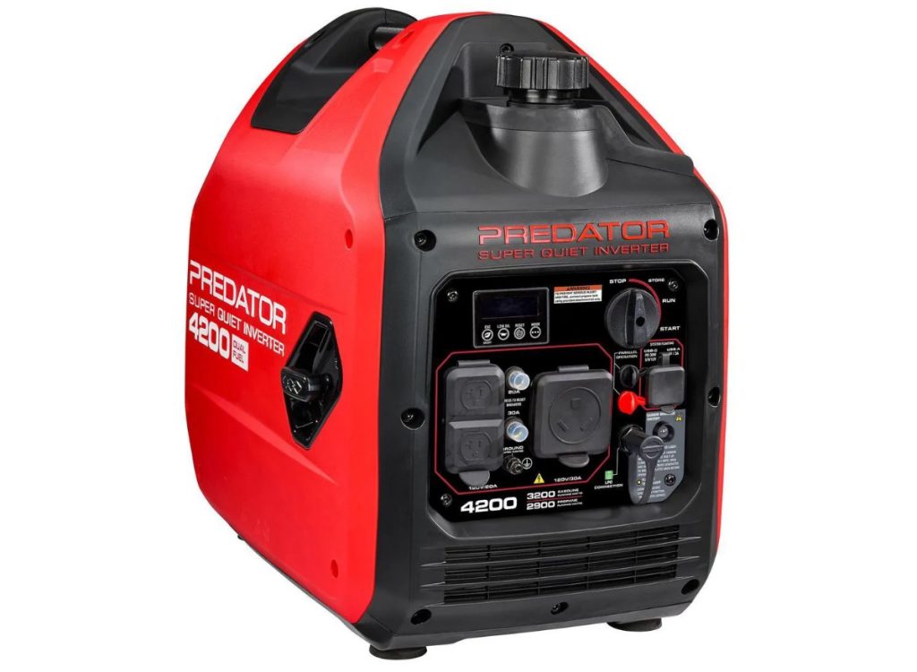 Predator 4200 Watt Dual-Fuel Super Quiet Inverter Generator