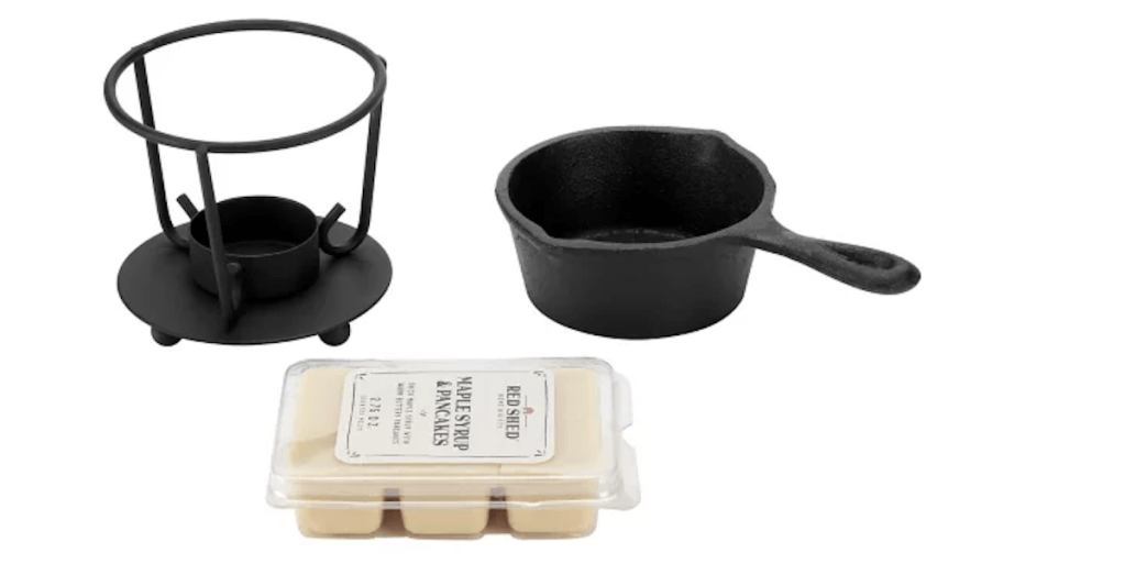 Red Shed Cast-Iron Pan Wax Warmer