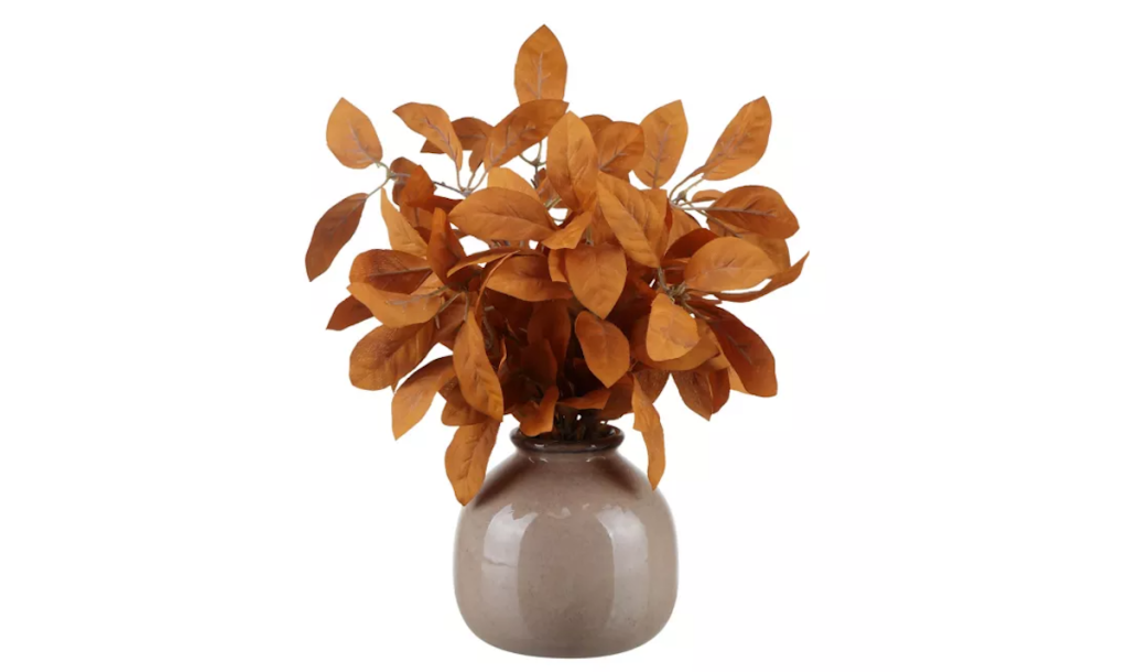 Red Shed 14 in. Artificial Fall Leaves Arrangement