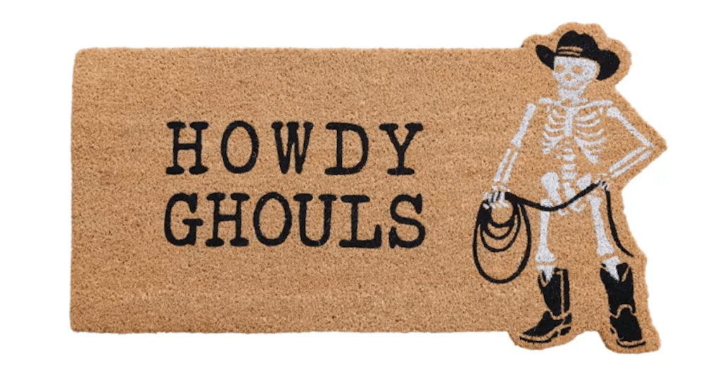 Red Shed Howdy Ghouls Halloween Door Mat