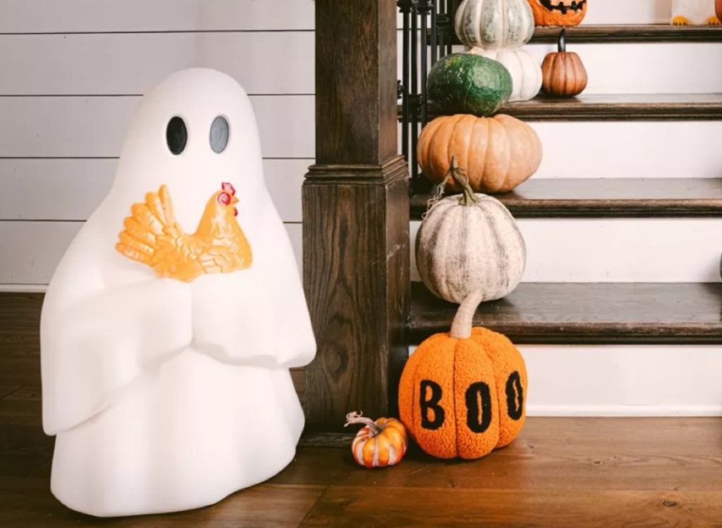 Red Shed 27 in. Light-Up Ghost