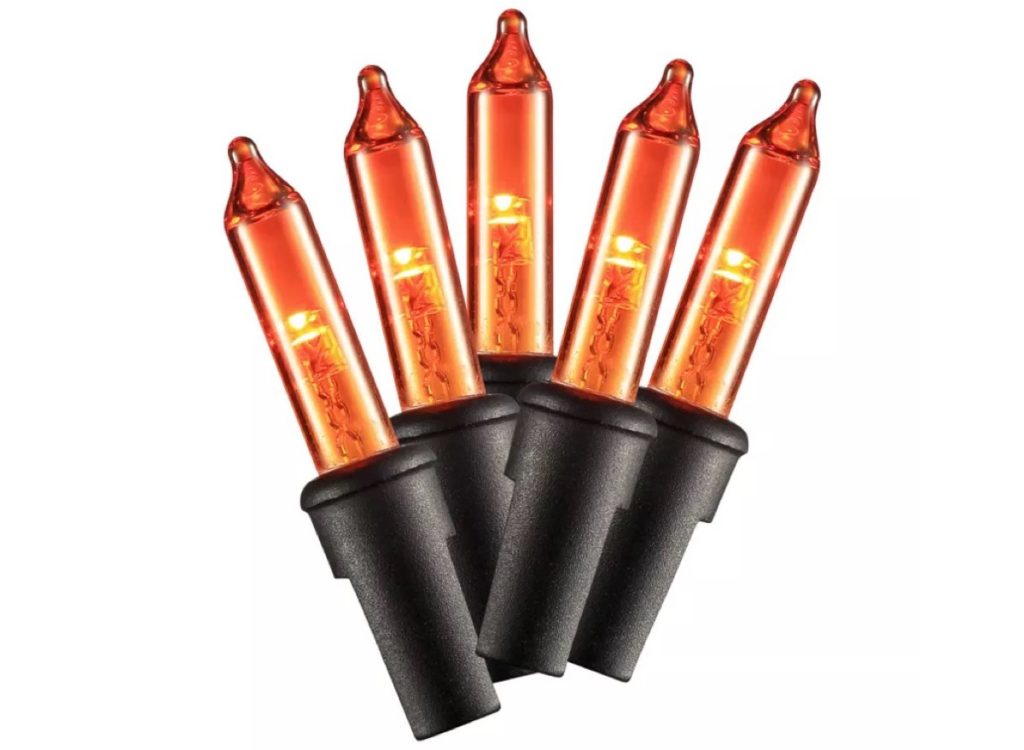 Red Shed 22 ft. Indoor/Outdoor Orange LED Halloween String Lights