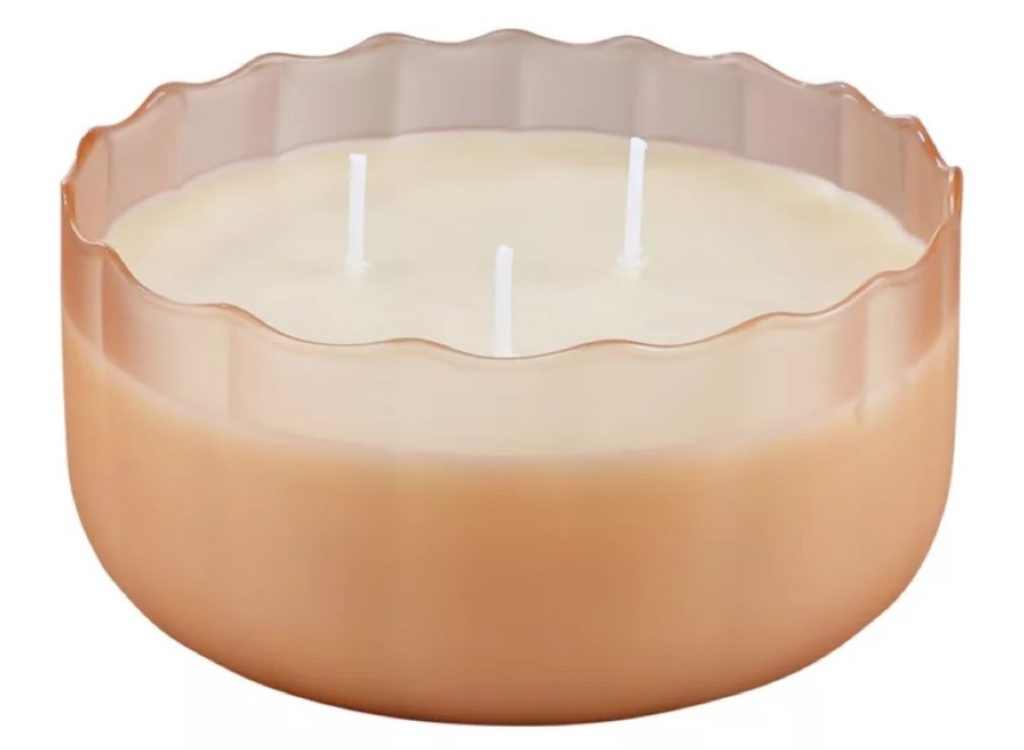 Red Shed Ruffle Glass Pumpkin Patch Scented Candle