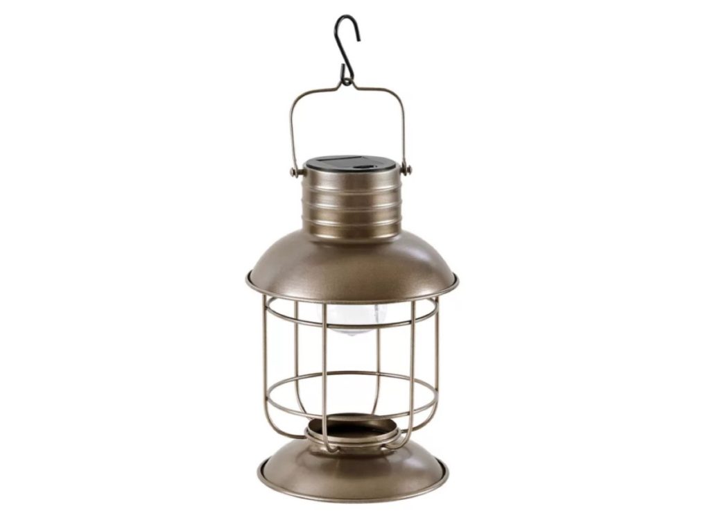 Red Shed 11 in. Solar Outdoor Lantern