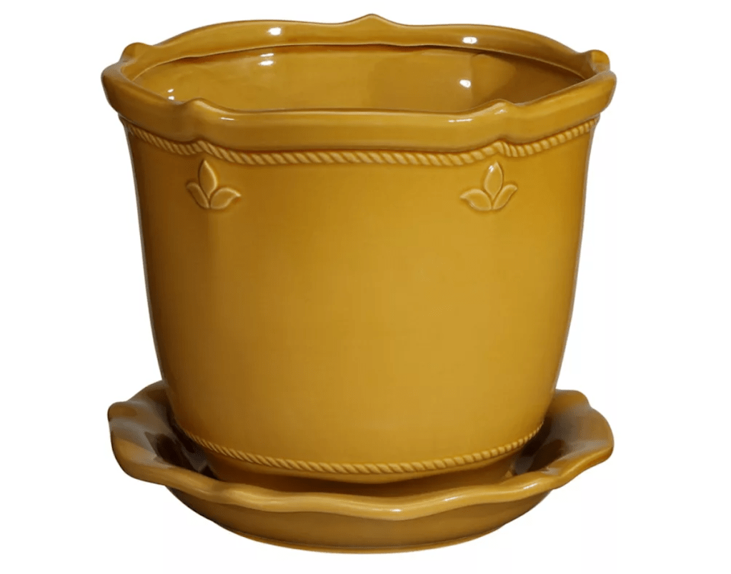Red Shed 14.5 lb. Ceramic Planter