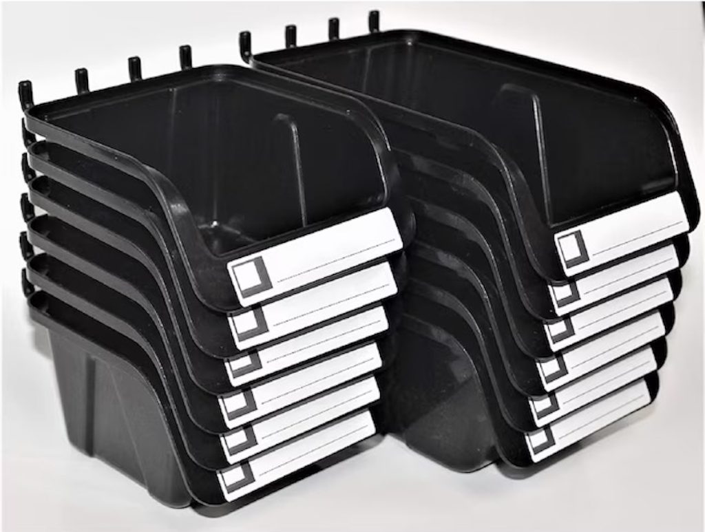 WallPeg Pegboard Bins 12-Piece Basket
