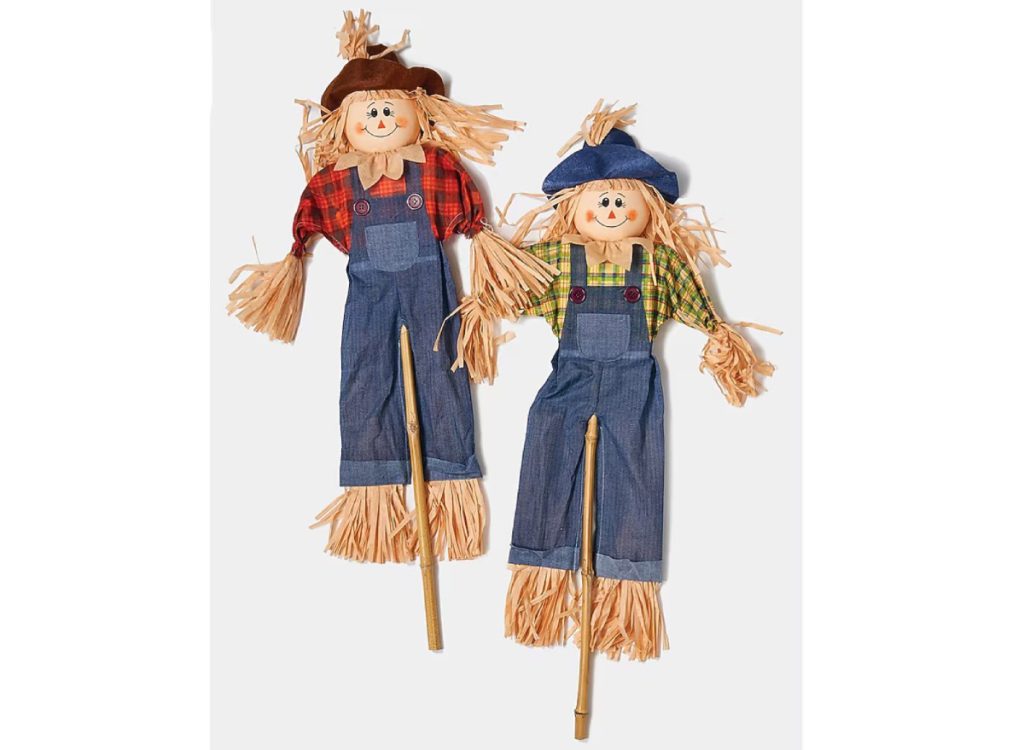 Worth Imports 4 ft. Scarecrow Yard Decoration 2-Pack