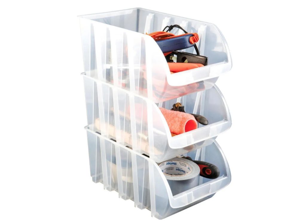 Yukon Large Clear Stackable Storage Bin