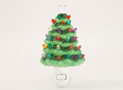 Ceramic Christmas Tree Night Light