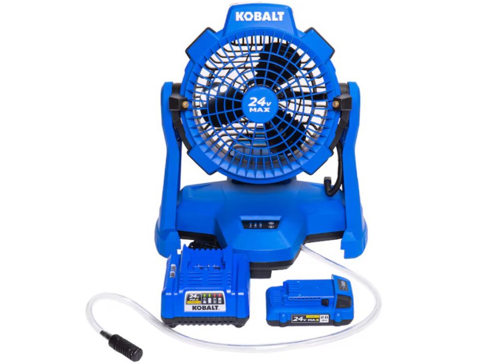 Kobalt Misting Floor Fan