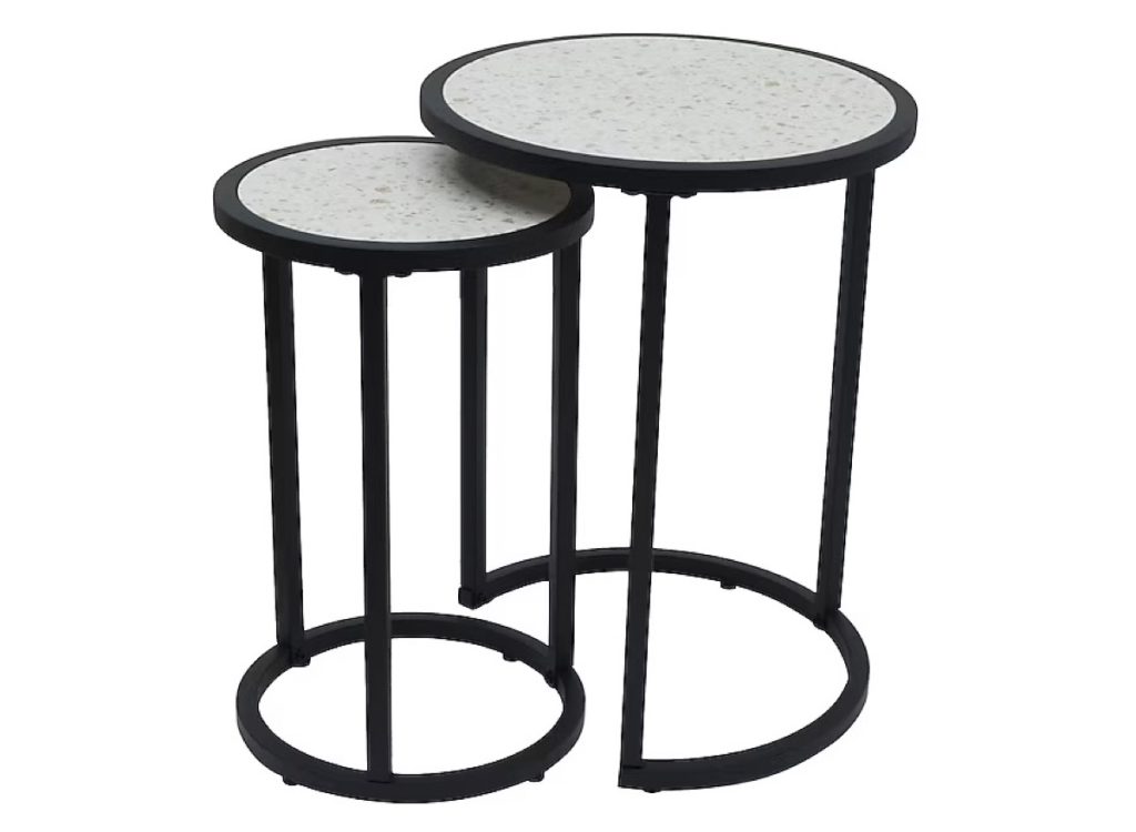 Style Selections Nesting Round Outdoor End Table
