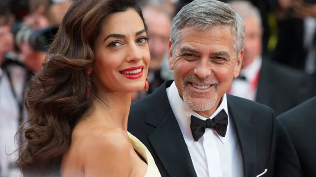 George Clooney and his wife Amal