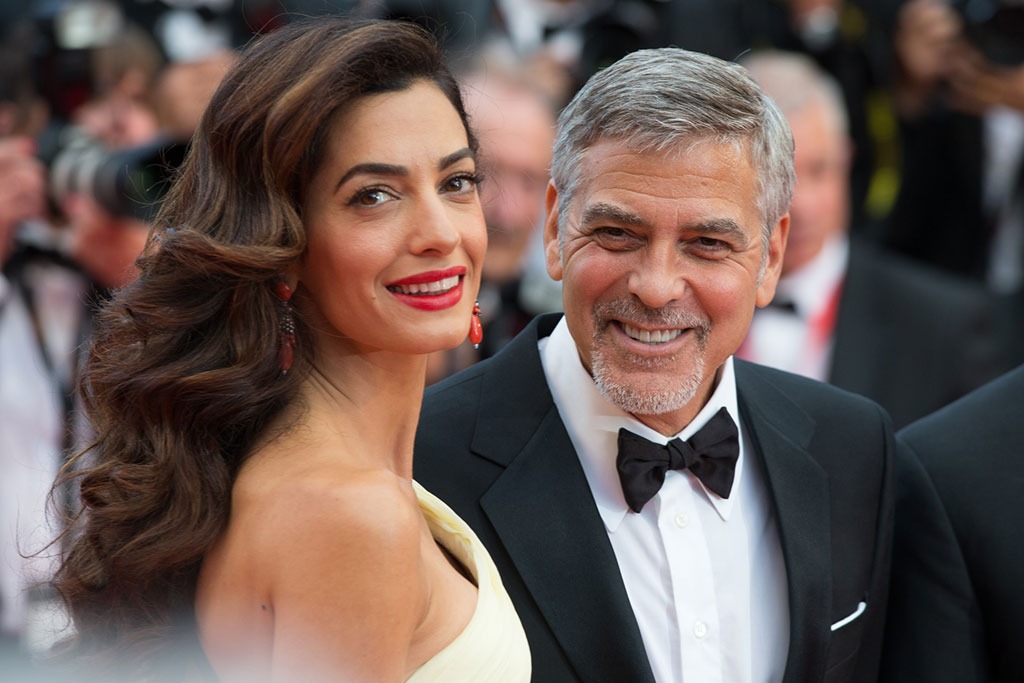 men's haircuts to look younger, starring George Clooney