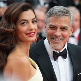 George Clooney and his wife Amal