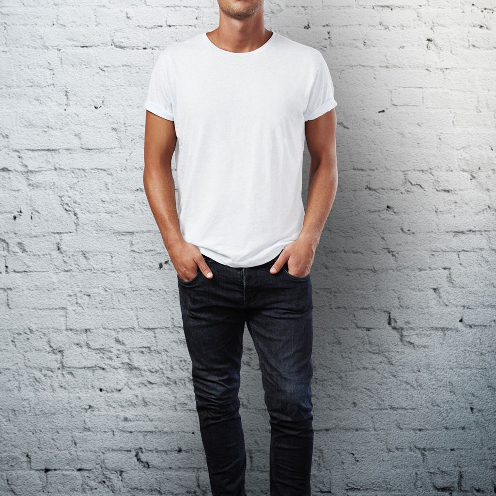 Man Wearing White T-Shirt Clothing Items That Changed Culture