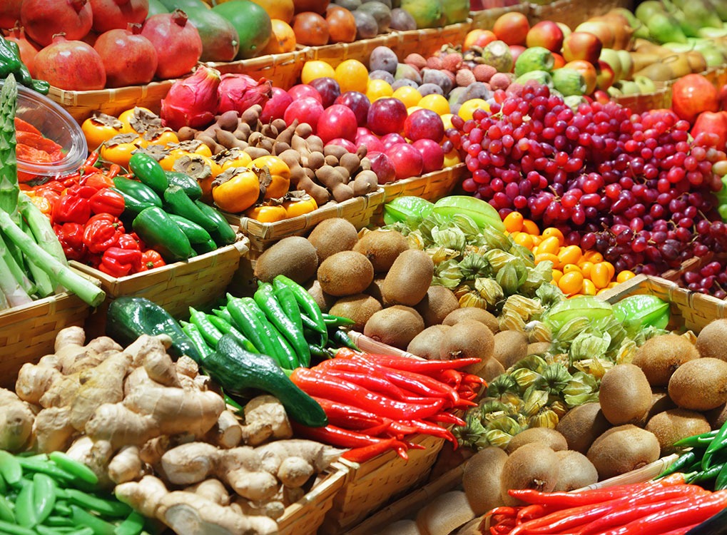 Vegetable aisle, weight loss motivation