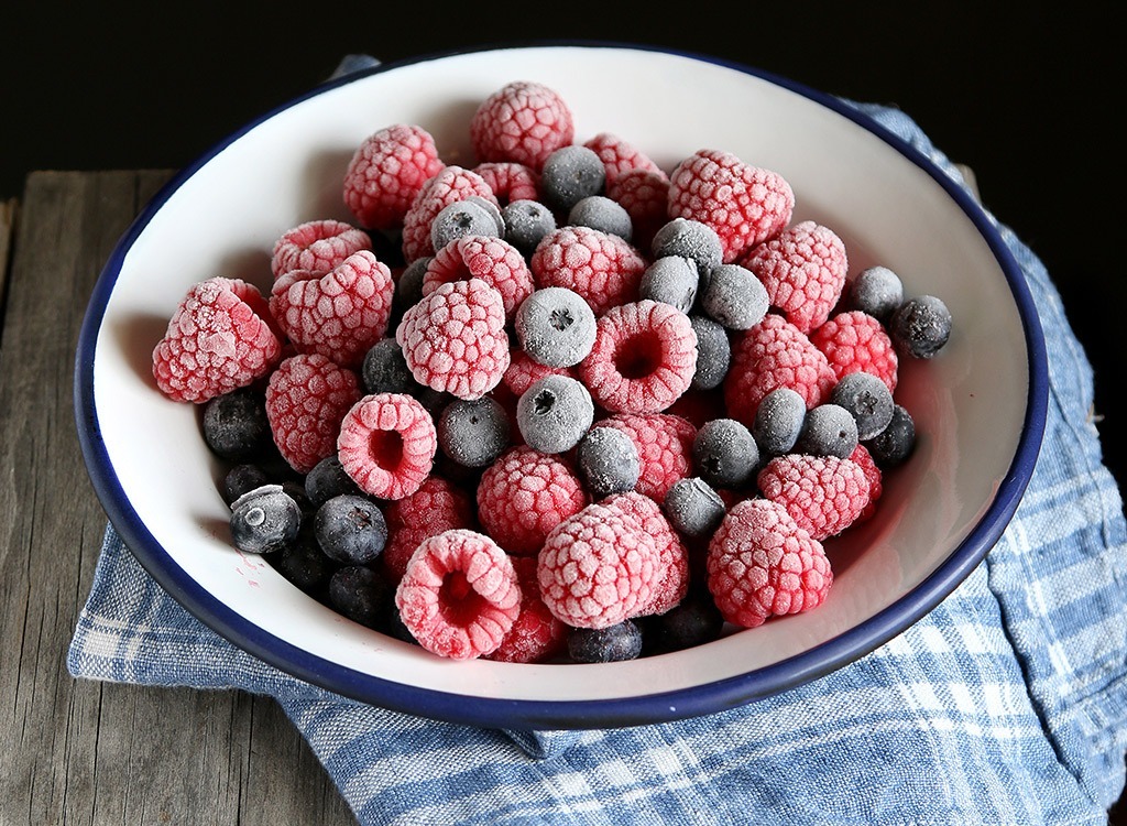 Frozen Berries in a bowl Antioxidants Anti-Aging Tips You Should Forget