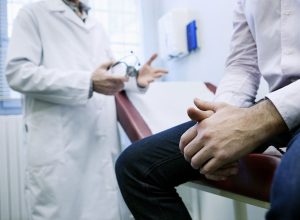 man diagnosed with prostate cancer