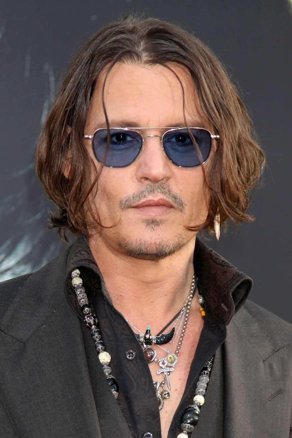 HD wallpaper: Johnny Depp, Celebrities, Man, Mature, Black Eyes, Long Hair  | Wallpaper Flare