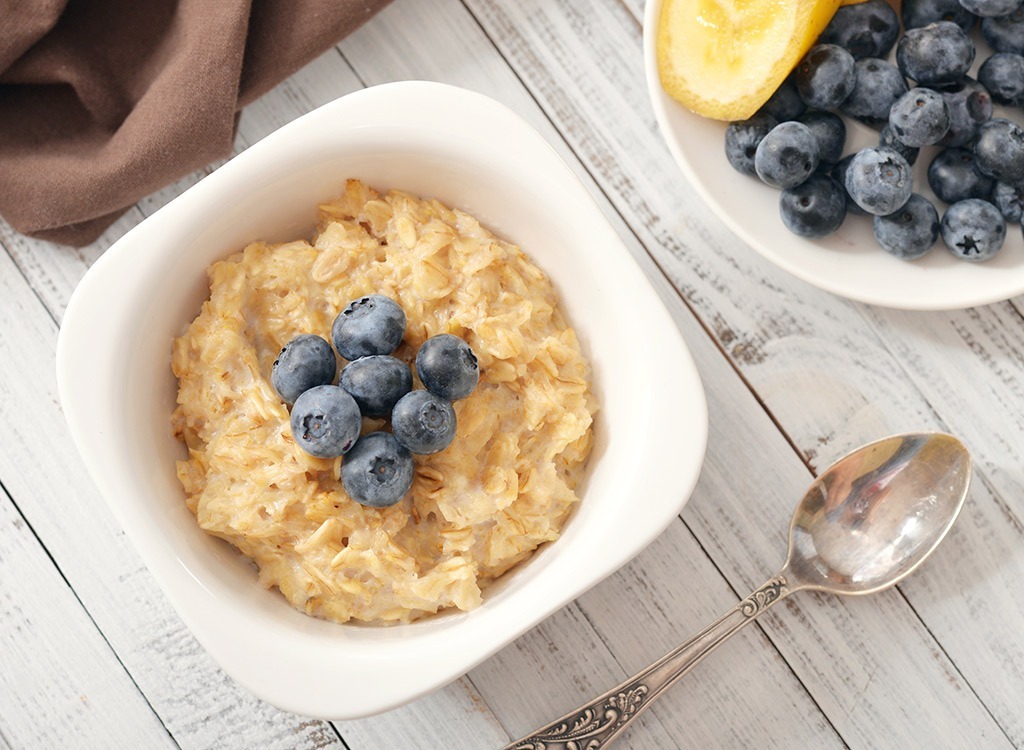 Oatmeal, which is one of the best anti-aging foods for men north of 40. 