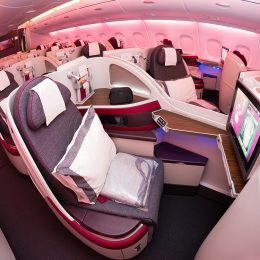 First class cabin